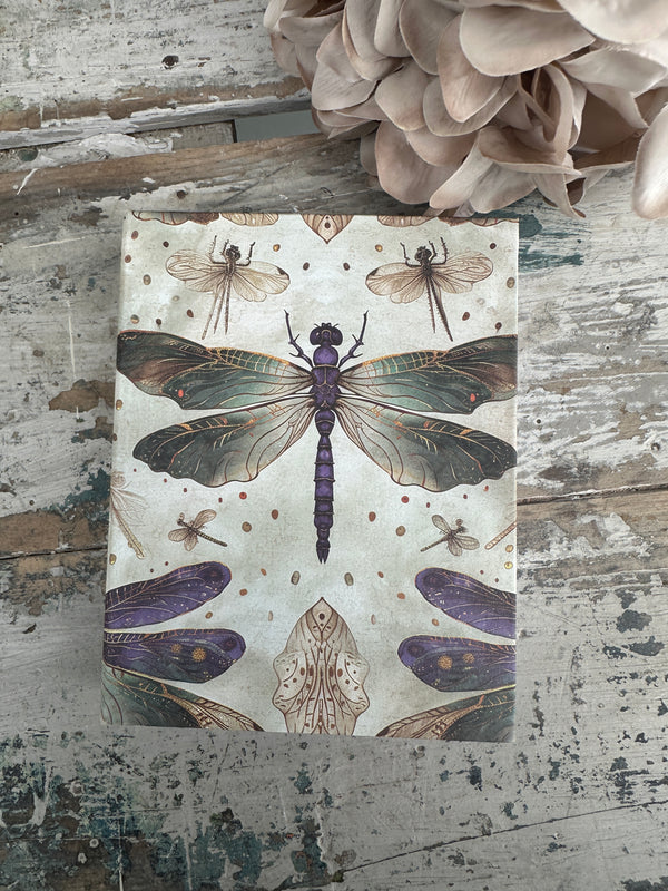 Decorative book with Jotter Pad Dragonfly Family