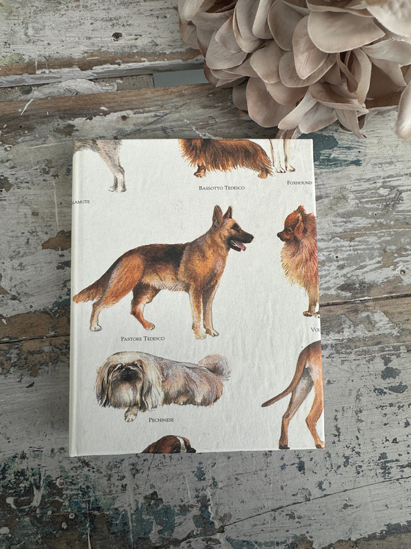 Notebook with dog illustrations Jotter Pad Dogs