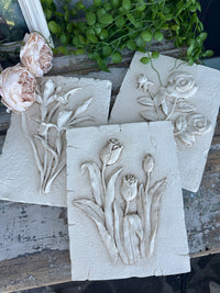 Floral Plaque - 3 to choose from COLLECT ONLY