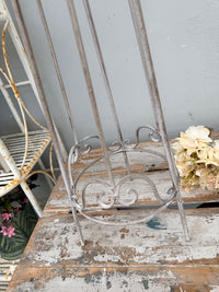Tall Metal Garden Obelisk with Bird
