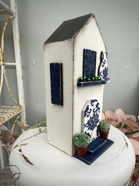 Handmade Houses Blue & White
