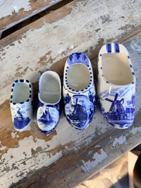 Blue & White Chinoiserie Clogs - sold separately