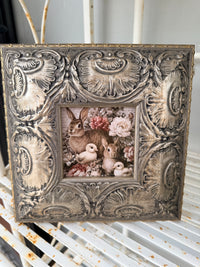 Square Metal Picture Frame - choose your design