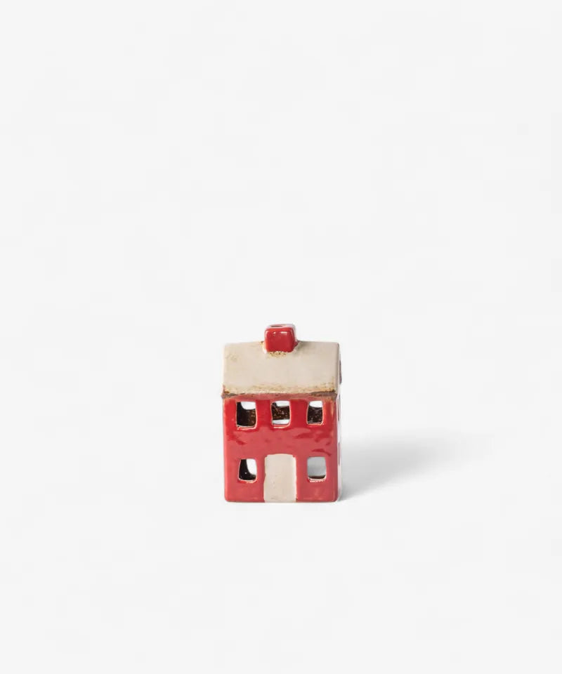 Alsace Petite Tea Light Chalet Red Cream ya0088 French country collections