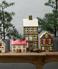 Alsace Tea Light Grande Chalet Christmas Green
Stock Code: YA0059
