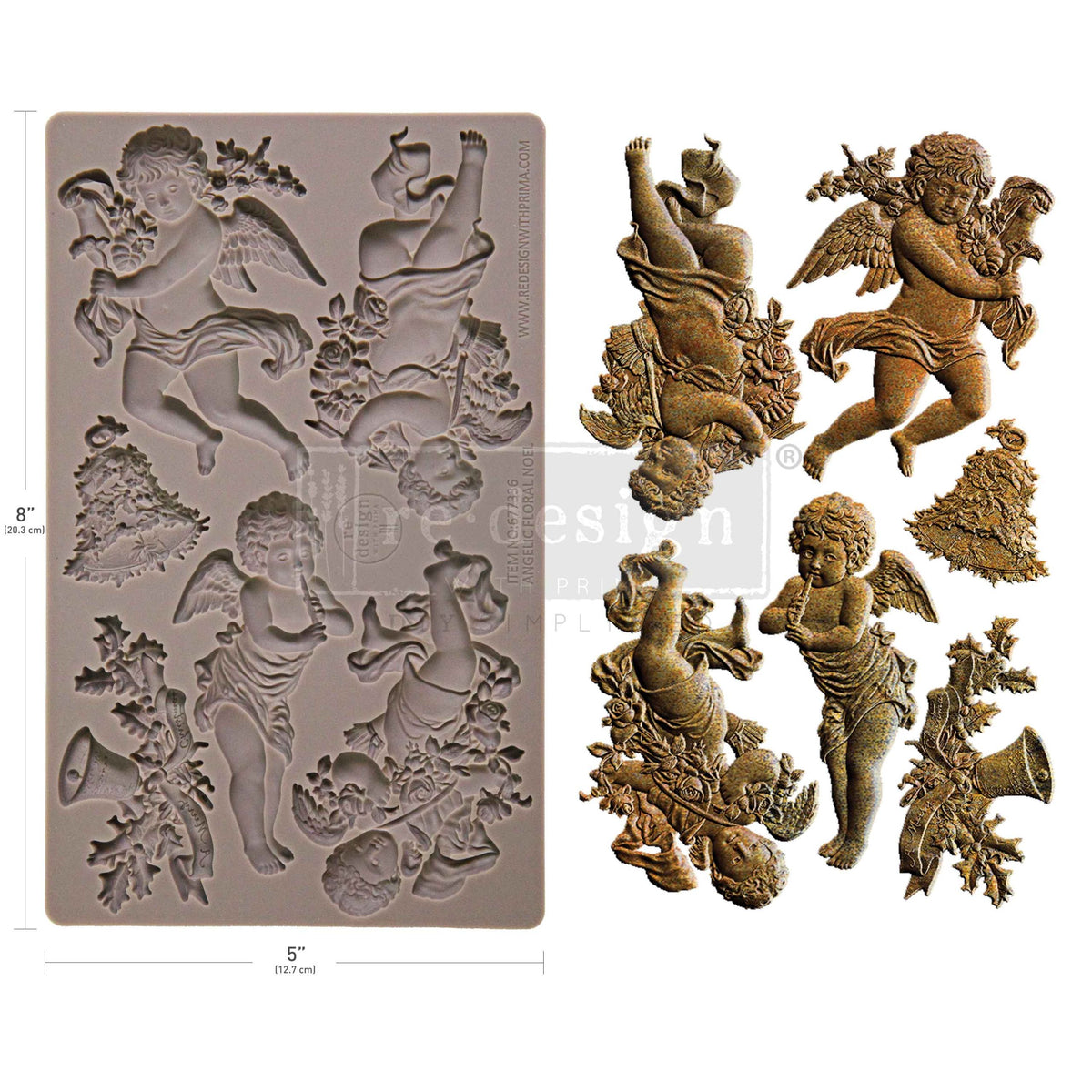 Angelic Floral Noel Mould by Redesign with Prima