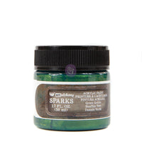 Metallic Sparks Paint Green Goblin Art Alchemy by Finnabair