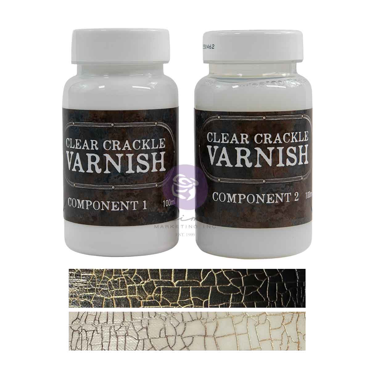 Clear Crackle Varnish 2 Step by Prima