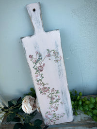 Shabby Chic Blossom & Birds decorative chopping board