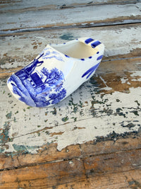 Blue & White Chinoiserie Clogs - sold separately