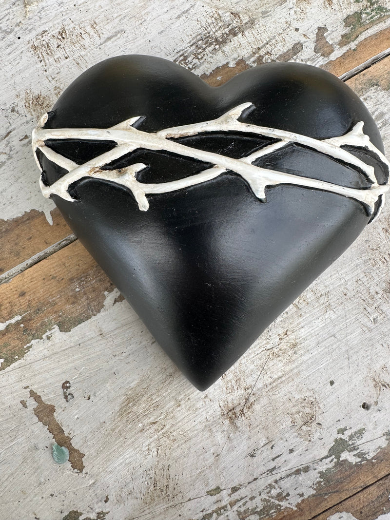 Wall heart Black wire | Paint Me Vintage