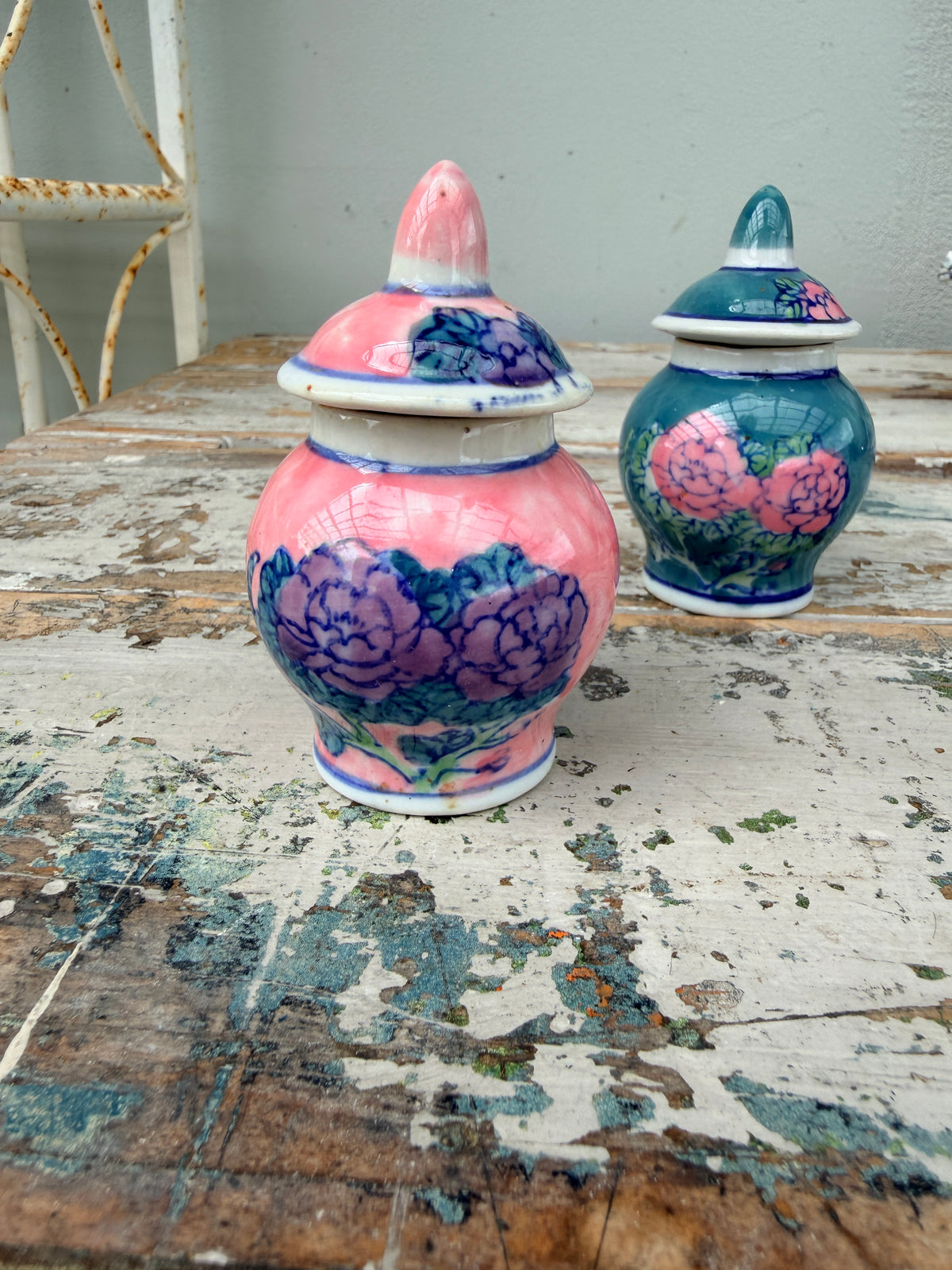 Chinoiserie mini Ginger Jars - choose your design