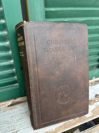 Brown vintage book large "The Children's Shakepeare"