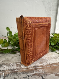 Leather book with secret inside