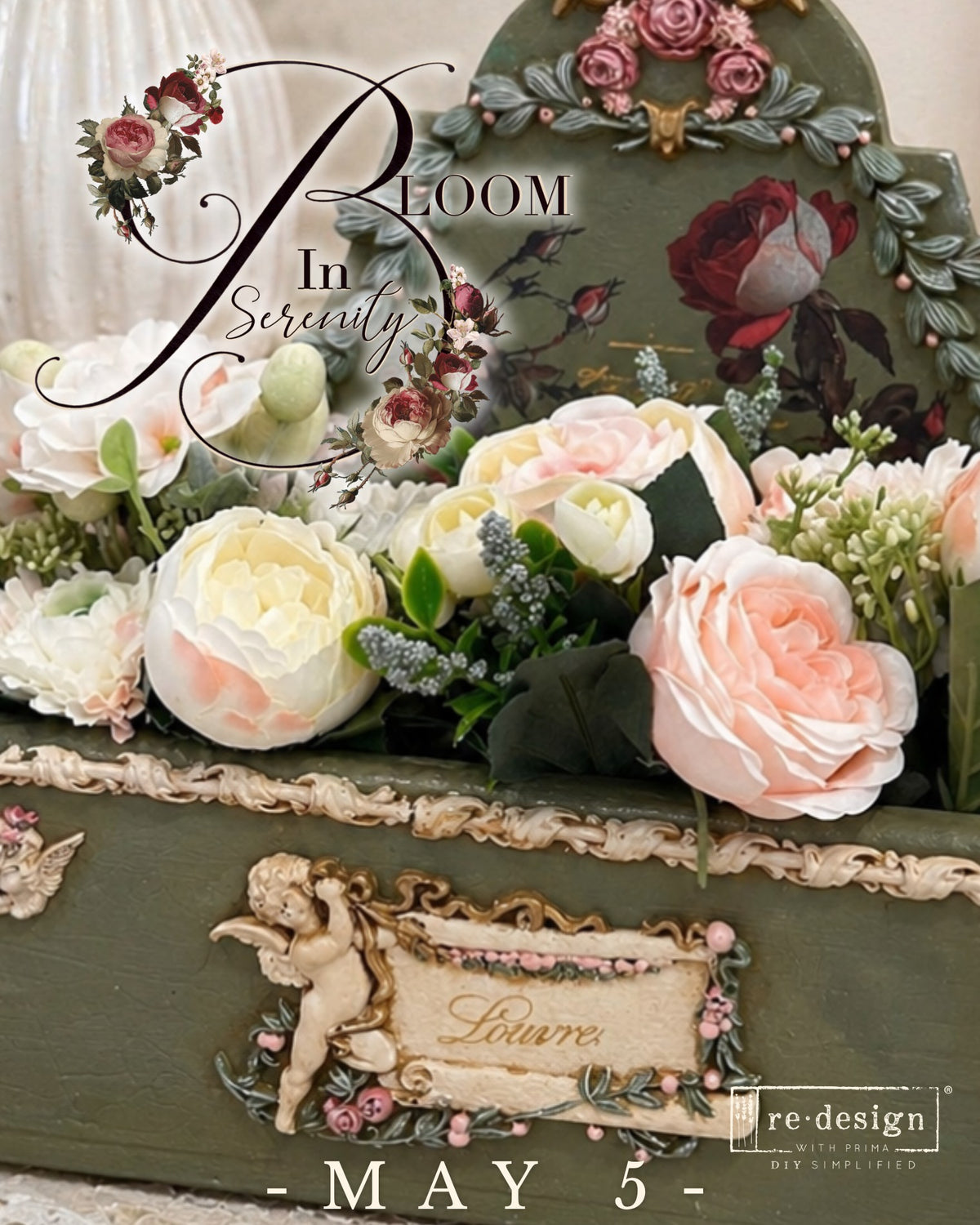 Ombres Florales Mould by Redesign with Prima