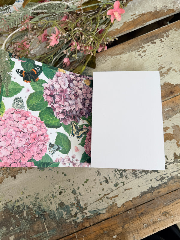 Jotter Pad Papillion Hydrangeas