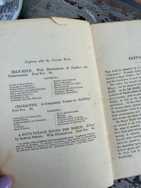 1876 Antique Book Thrift By Samuel Smiles