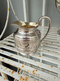 Silverware ribbed milk Jug