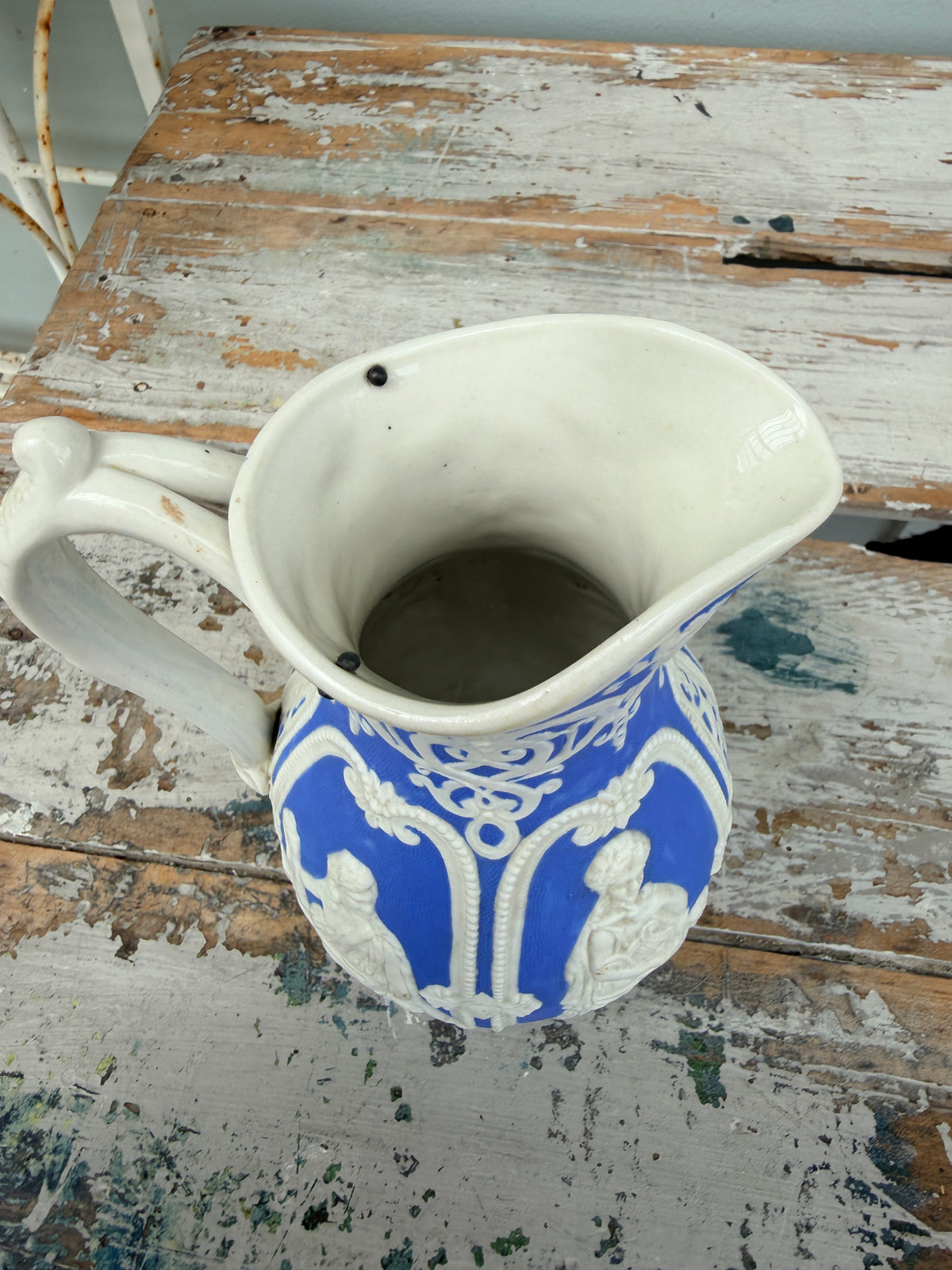 Spode B & W Jug