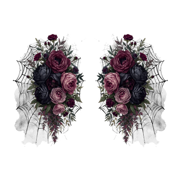 Black Velvet Flower web White Cloud Transfer