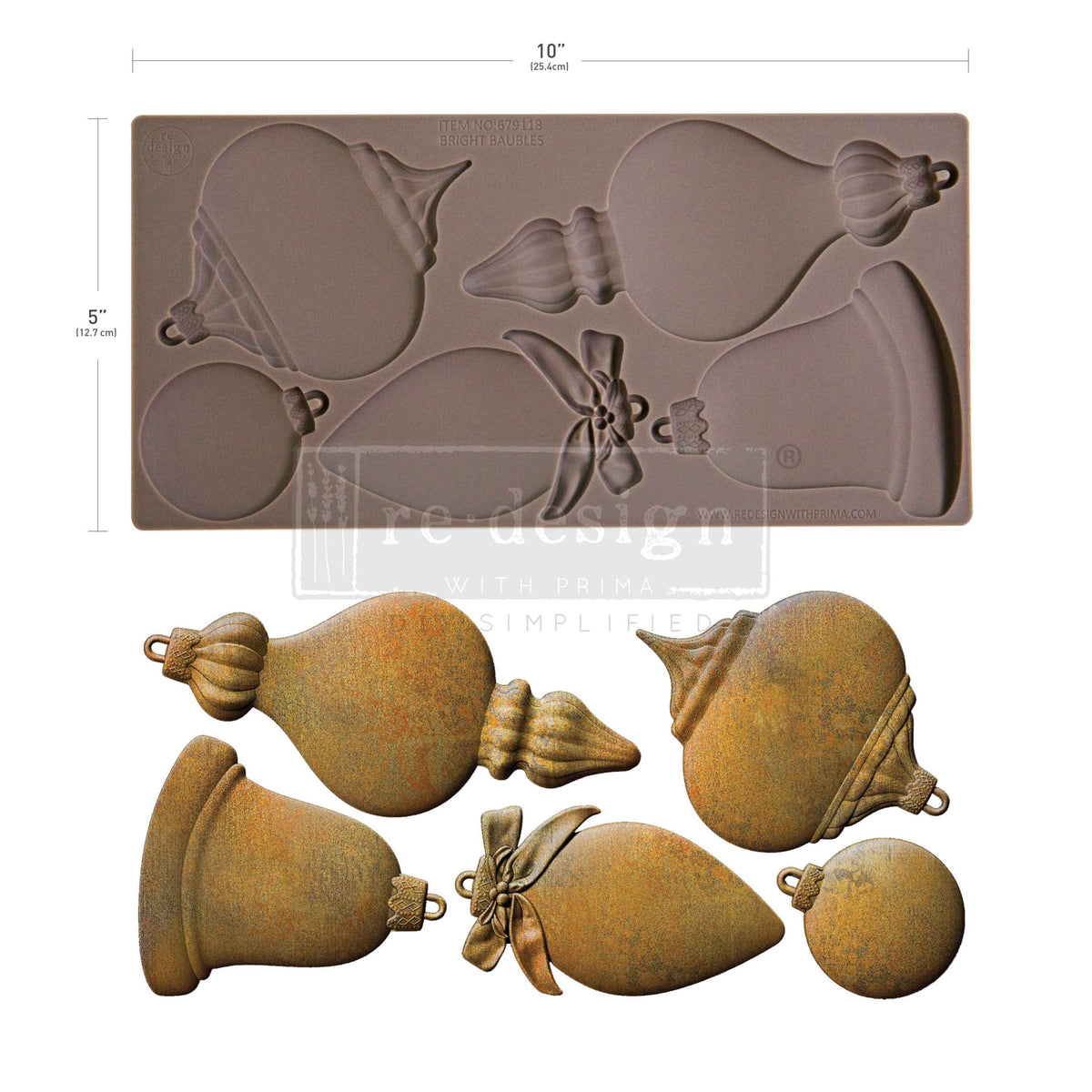 Bright Baubles Mould by Redesign with Prima