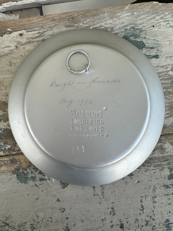 Vintage Floral English Hanging plate
