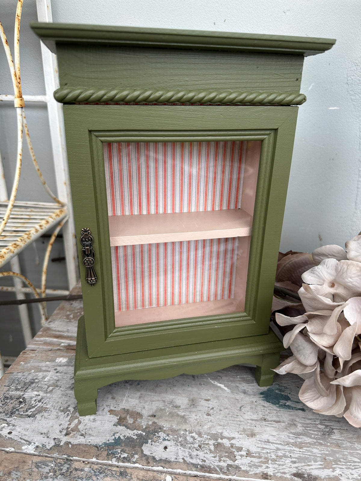 Mini Olive Display cabinet