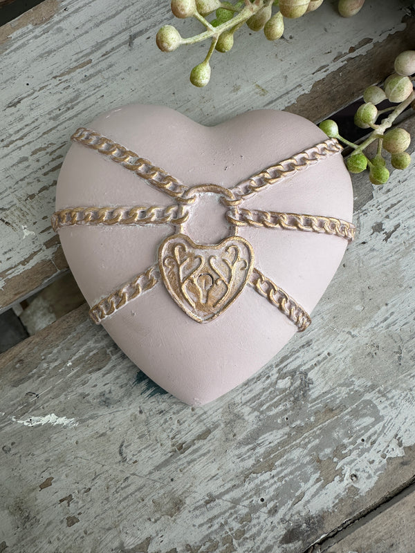 Wall heart Key to my heart Pink & Gold