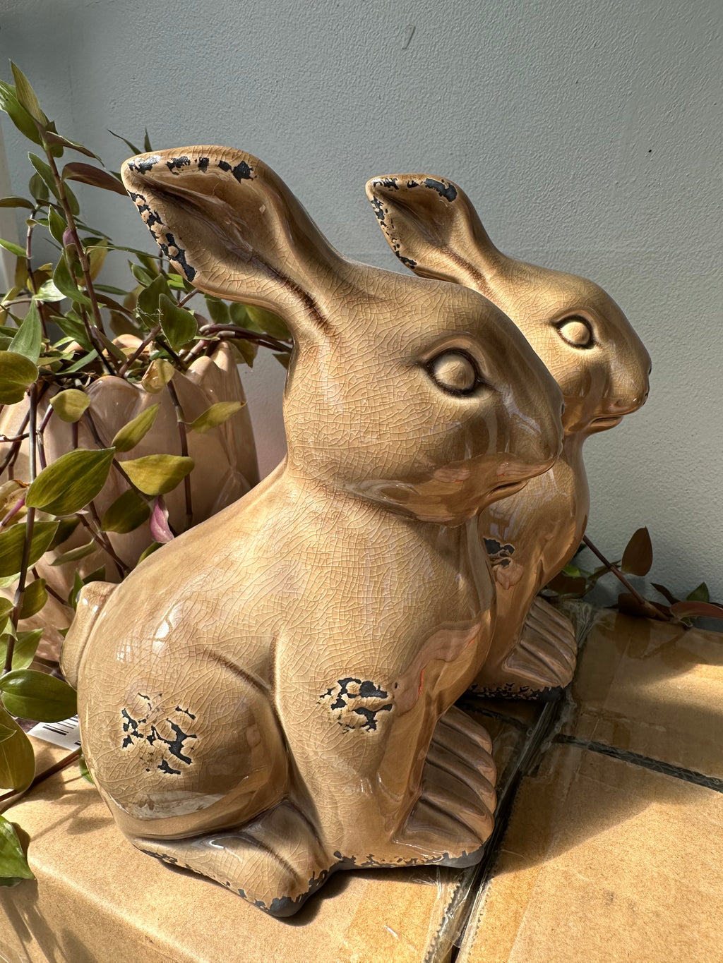 Bunny taupe ceramic
