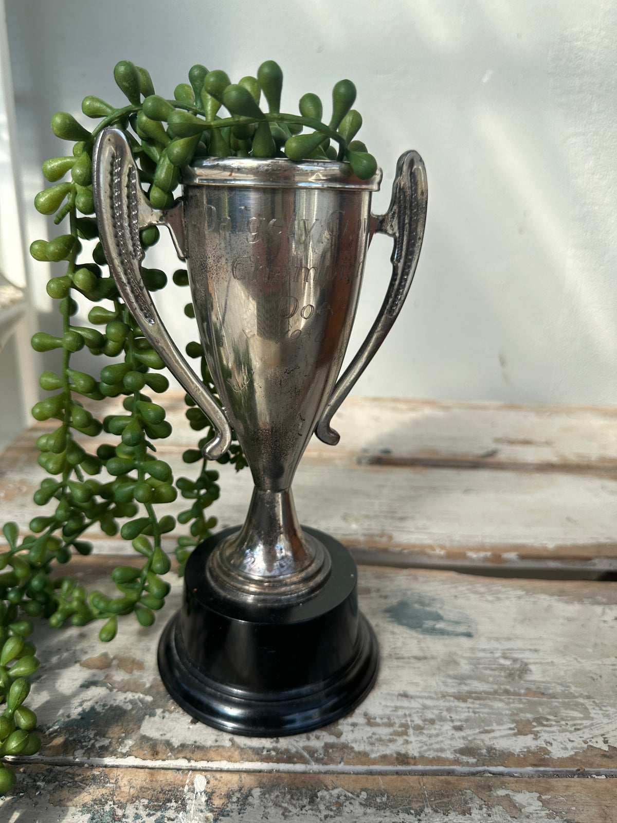 Vintage Trophy with Engraving 1986