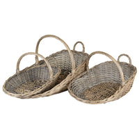 Flower Picking Baskets Willow Greywash