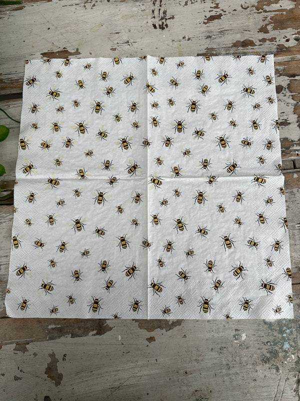 Bees everywhere Napkin for Decoupage