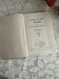 French Lettres de mon Moulin Vintage Book cream small