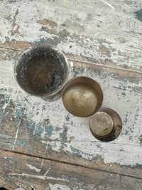 Silver egg cups set of 3