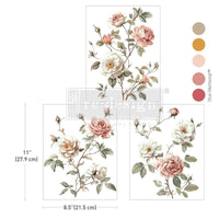 Redesign with Prima transfer middy Creamy Blush Blooms