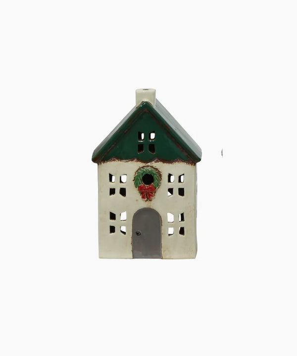 Christmas Tea Light House Green with Wreath Small
Stock Code: YA0086