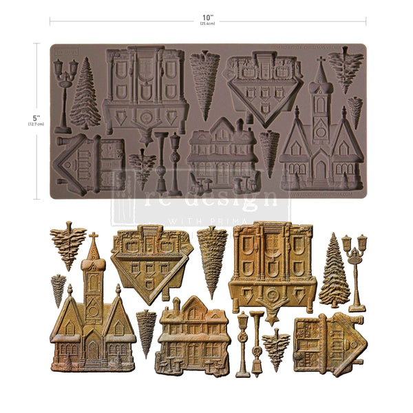 Christmas Village Mould by Redesign with Prima