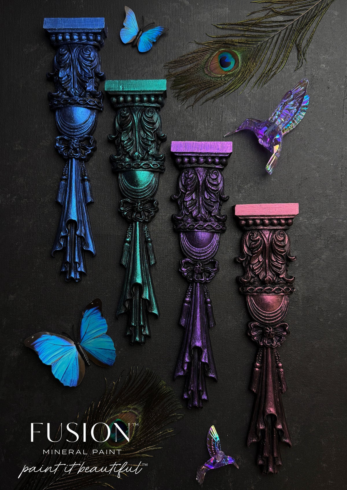 ChromaFlex COLOUR SHIFTING METAllic paints by fusion mineral paint