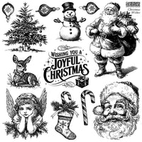 Christmas Wishes IOD Stamp