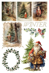 Santa's Hollow IOD Transfer 8 sheets