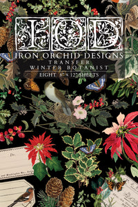 Winter Botanist IOD Transfer 8 sheets