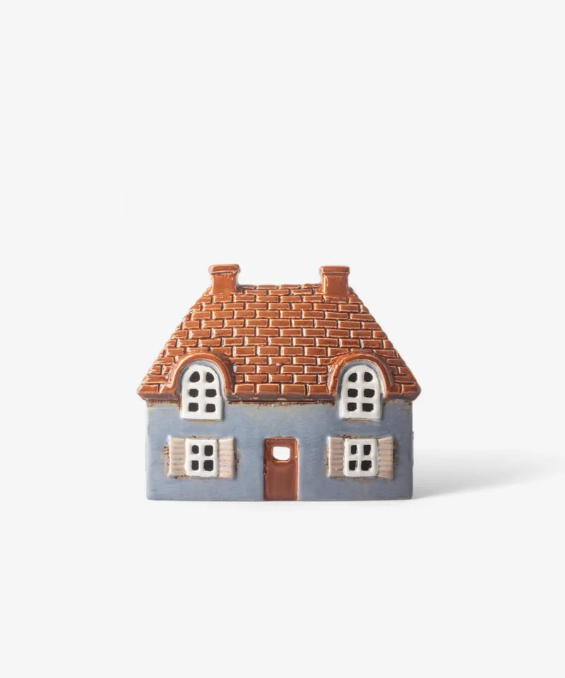 Cotswold Tea Light Cottage Blue