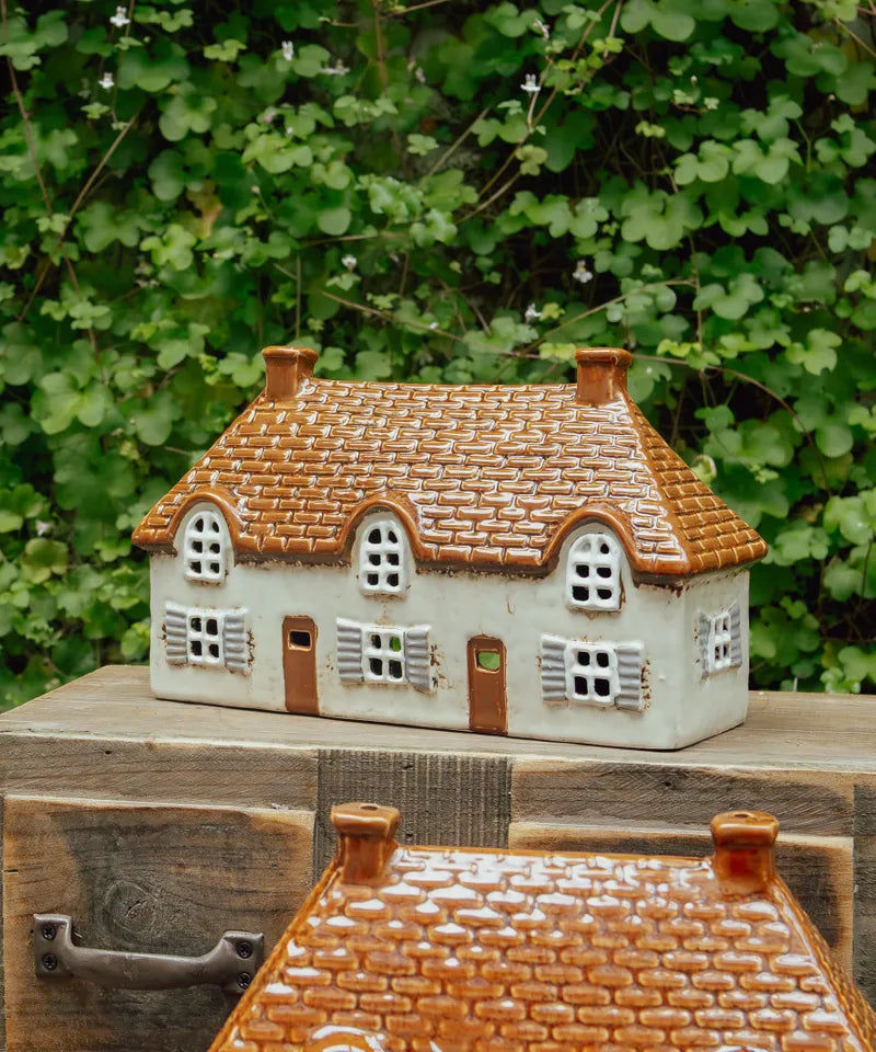 Cotswold Tea Light Cottage Ivory by French country collections