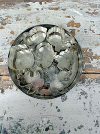 Vintage metal Cookie Cutter set Autumn