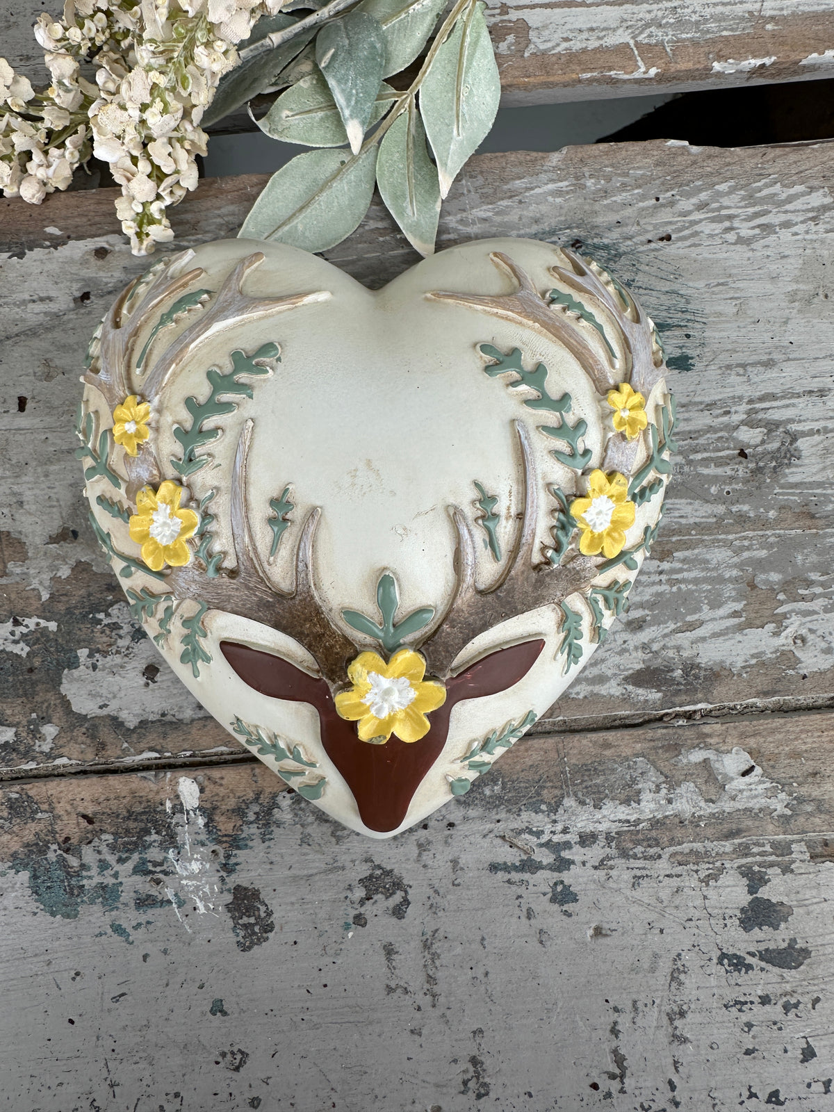 Wall heart Daisy Deer