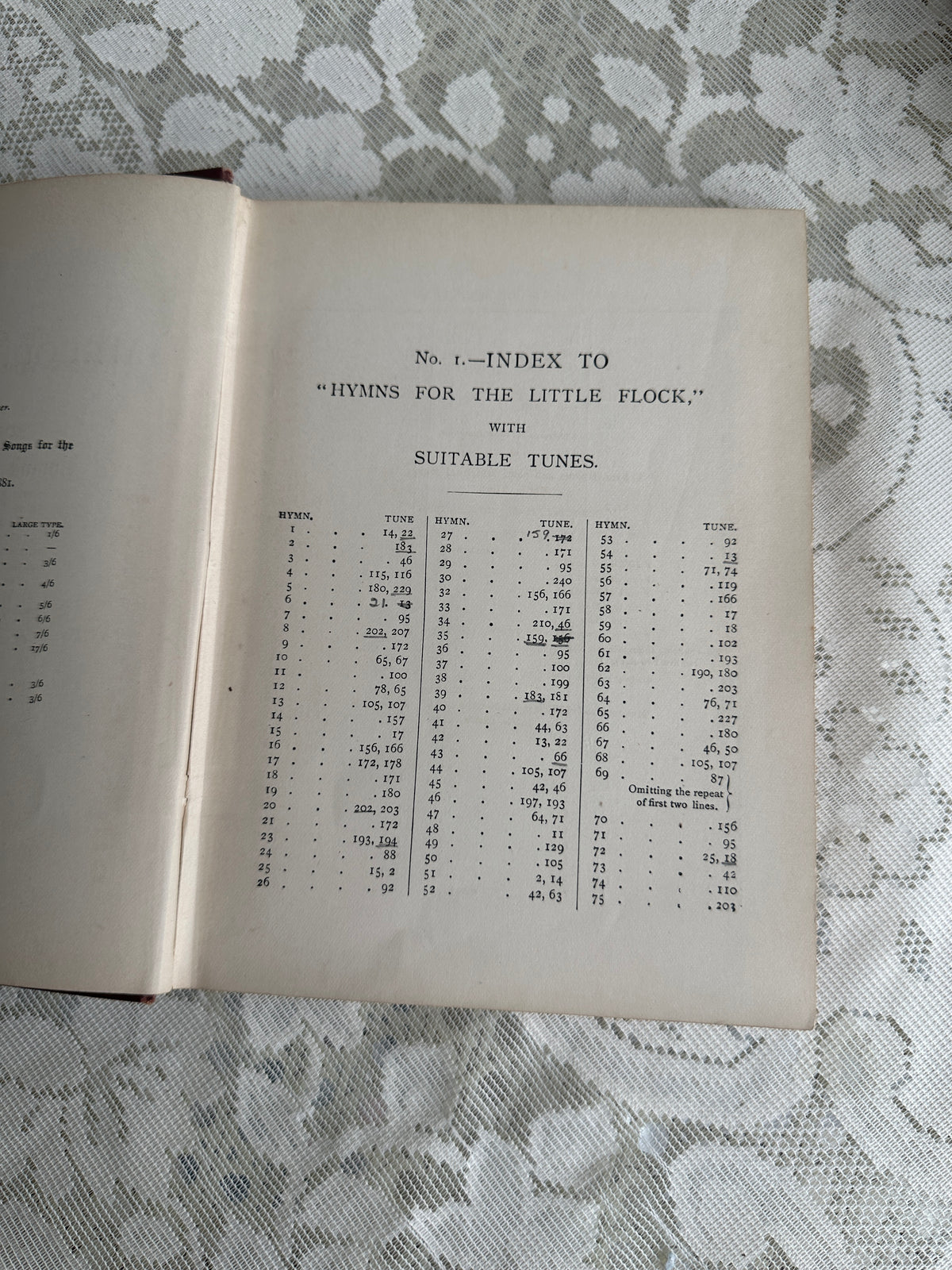 Melodies and Chants Vintage Book brown / red Musical