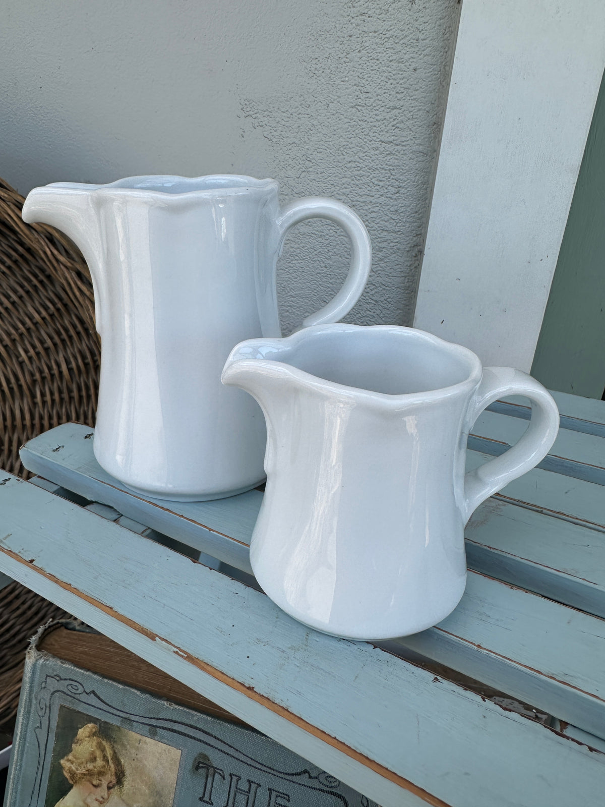 White China Jug 12cm