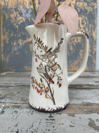 Norwood Jug Cream small w Bird and Branch