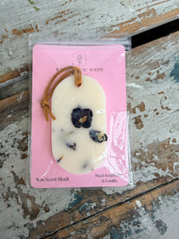 Wax Scent Block hanging Black Raspberry & Vanilla