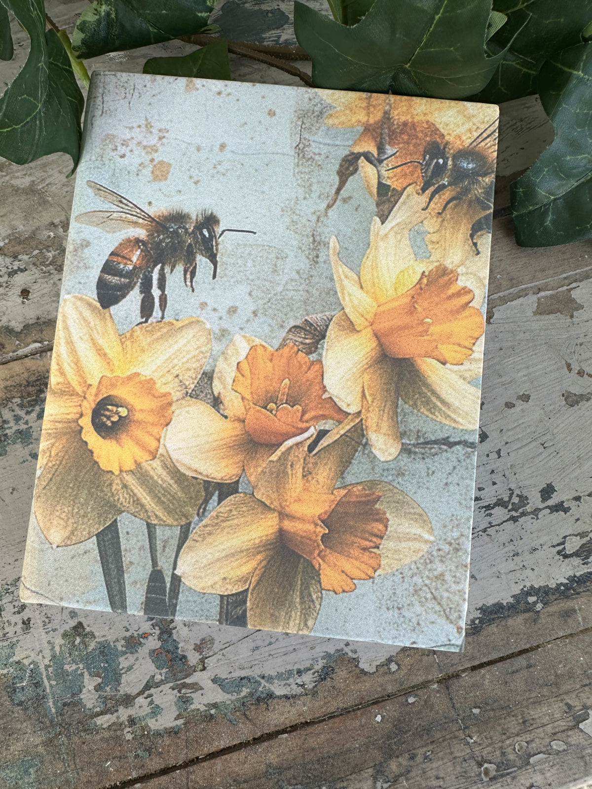Jotter Pad Daffodil Bees